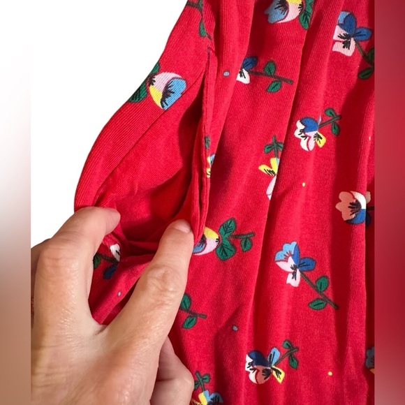 3 Hanna Andersson Red Floral Pink Stripe Grey Blue Green Multi Dress Lot - Picture 4 of 12